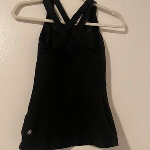 lululemon athletica Black Tank Top